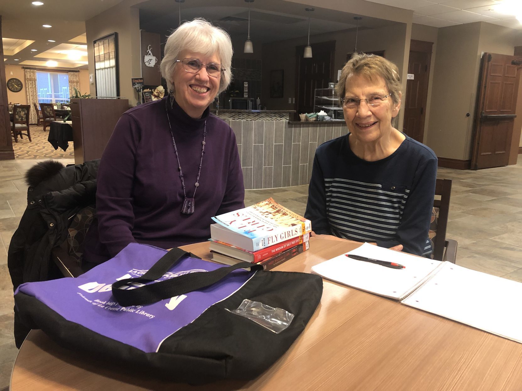 Delivering books sparks friendship